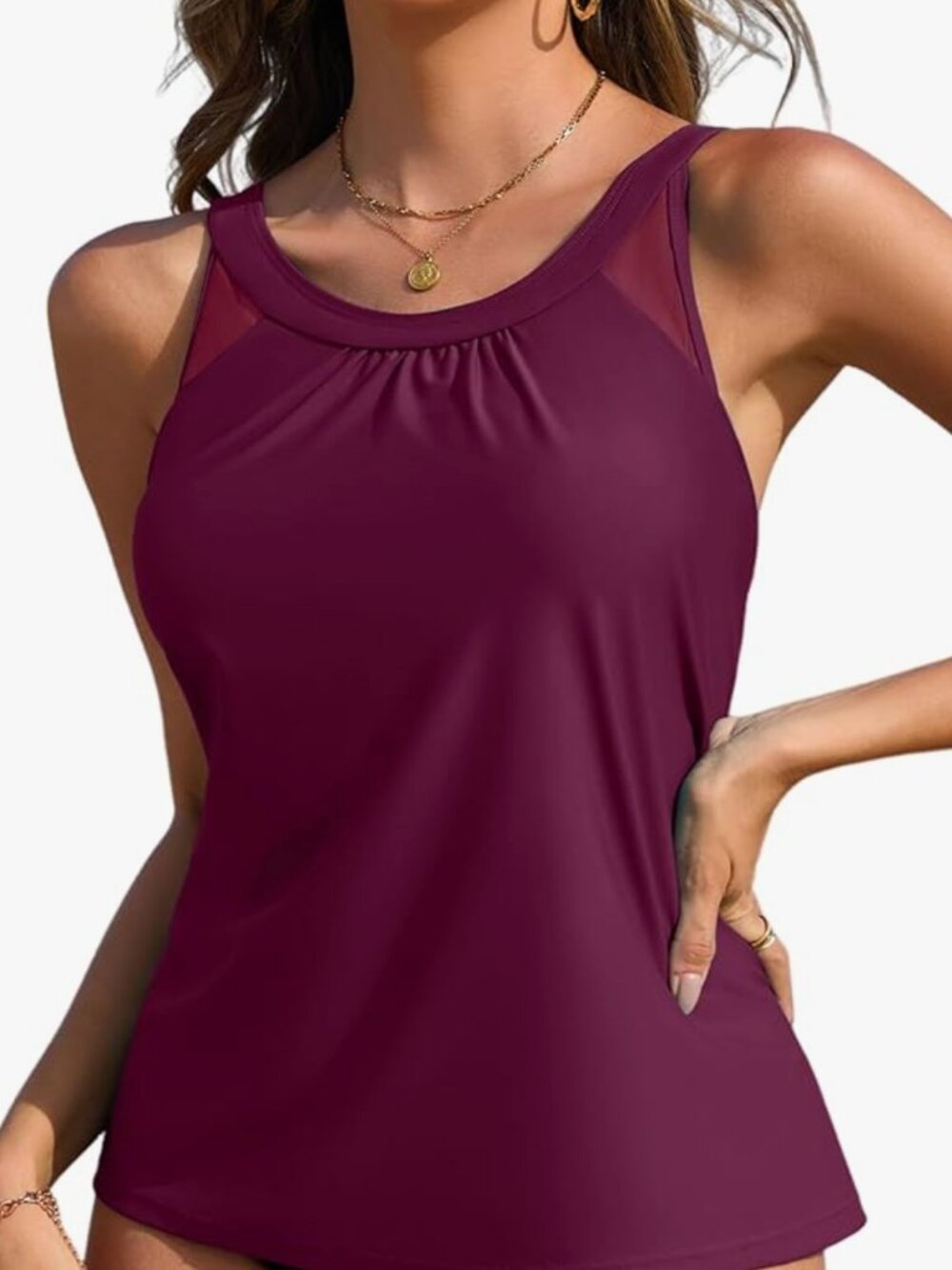 Swimsuit tankini top